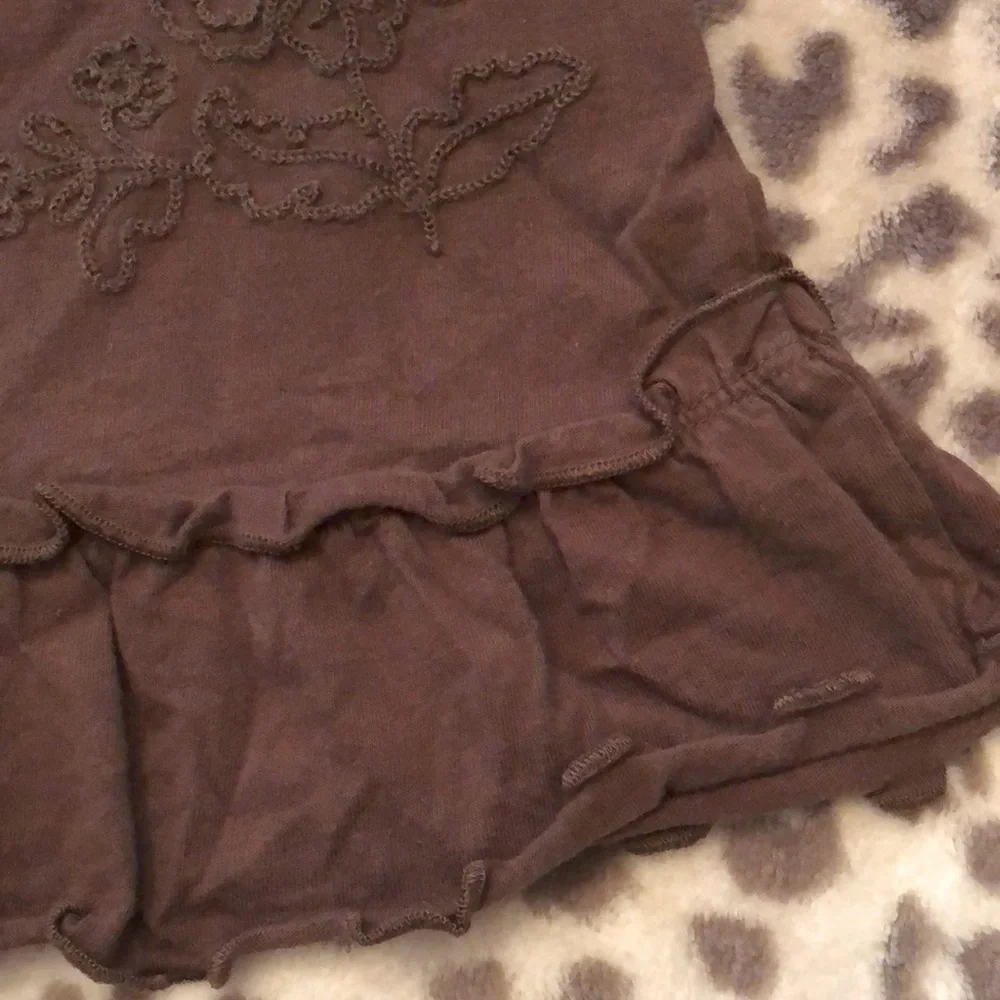 2006 Old Navy Brown Embroidery Sundress 6-12 months girls